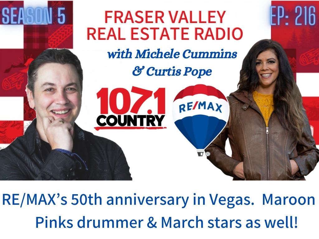 Seas: 5 EP: 216 (March 11 show)  Stats for the month of Feb, REMAX 50th year convention R4 in Vegas w/ Maroon 5 & Pinks drummer!